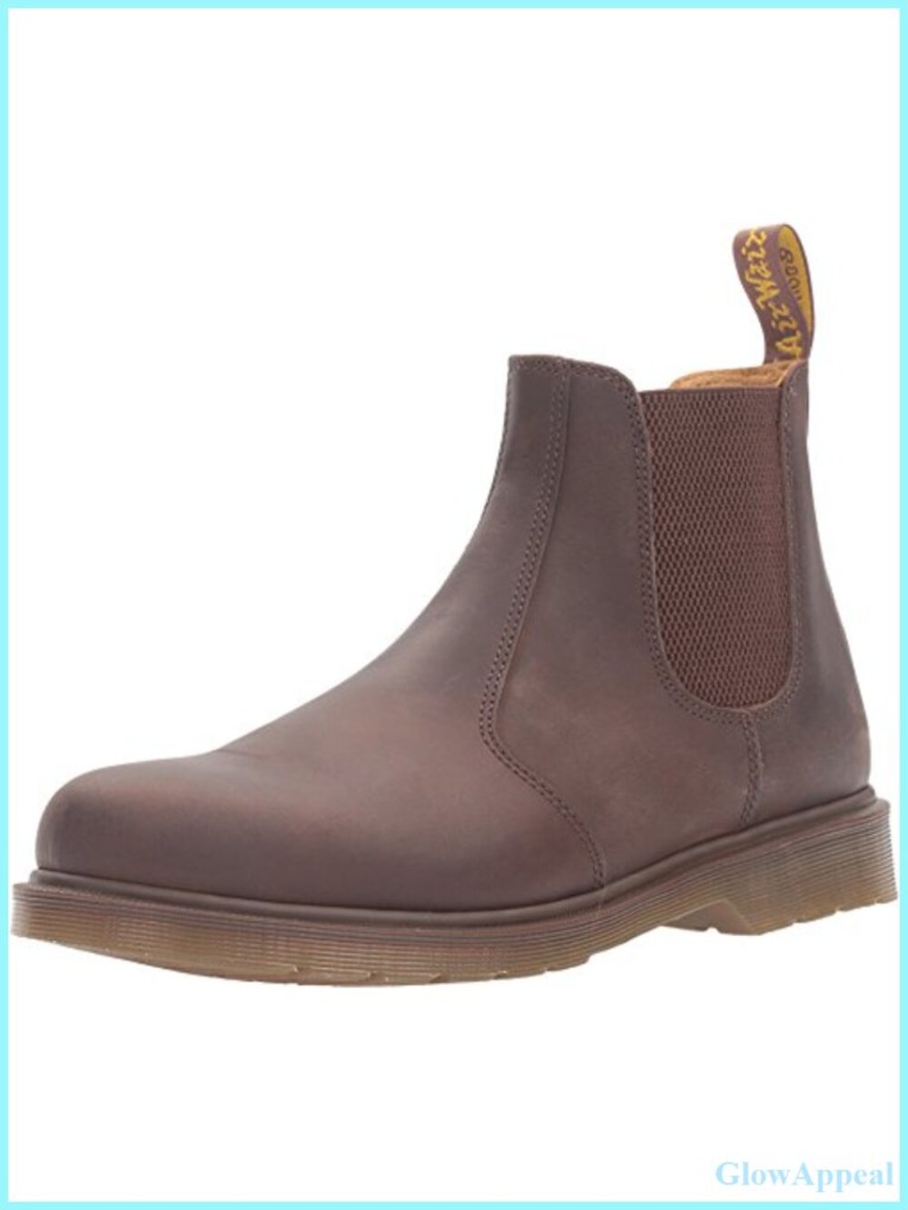Chelsea Boots Distressed Leather Block Heel Ankle Pull On Boots